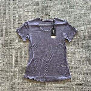 MERINO WOOL Zephyr cool tee - thistle